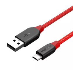 BLITZWOLF Cable Micro USB 2.4A BW-MC4 - RED 0.9m
