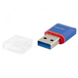 ESPERANZA Czytnik kart MicroSD USB Niebieski EA134B